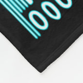 Astral Demon Barcode 666 Fleece Deken (Hoek)