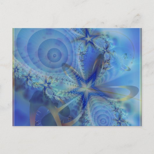 Astral Dreamweaver Fractal Briefkaart (Voorkant)