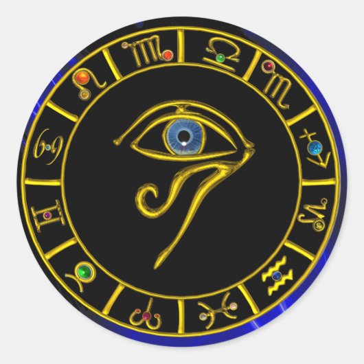ASTRAL EYE RONDE STICKER (Voorkant)