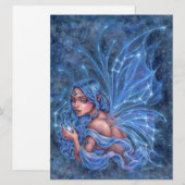 Astral Fae Fantasy Stars Constellations Art Kaart (Voorkant / Achterkant)