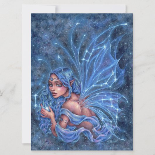 Astral Fae Fantasy Stars Constellations Art Kaart (Voorkant)