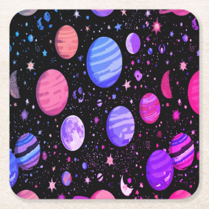 Astral Galaxy Dust Onderzetter – Space Table Prote
