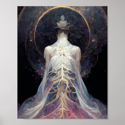 Astral Ganglia 2 Fantasy Science Fiction Art Poster (Voorkant)