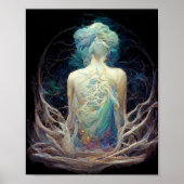 Astral Ganglia 3 Fantasy Science Fiction Art Poster (Voorkant)