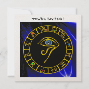 ASTRAL HORUS OYE / BLUE TALISMAN, Astrologie Kaart