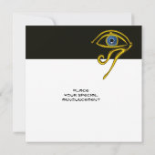 ASTRAL HORUS OYE / BLUE TALISMAN Astrology Chart Kaart (Achterkant)