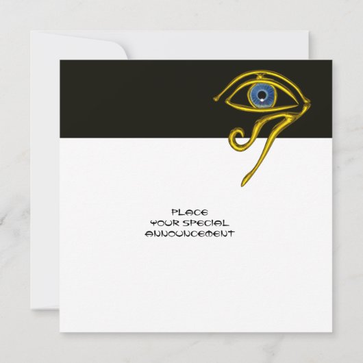 ASTRAL HORUS OYE / BLUE TALISMAN Astrology Chart Kaart (Achterkant)