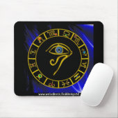 ASTRAL HORUS OYE, BLUE TALISMAN Astrology Chart Muismat (Met muis)