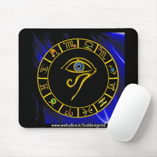 ASTRAL HORUS OYE, BLUE TALISMAN Astrology Chart Muismat (Met muis)