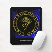 ASTRAL HORUS OYE, BLUE TALISMAN Astrology Chart Muismat (Met muis)
