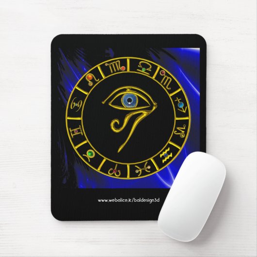 ASTRAL HORUS OYE, BLUE TALISMAN Astrology Chart Muismat (Met muis)