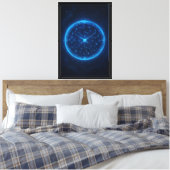 Astral Hour Dial Canvas Afdruk (Insitu (Slaapkamer))