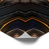 Astral Imperial Fractal Art Compositie Poster (Hoek)