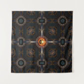 Astral Imperial Fractal Art Compositie Wandkleed (Voorkant (horizontaal))