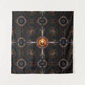 Astral Imperial Fractal Art Compositie Wandkleed (Voorkant)