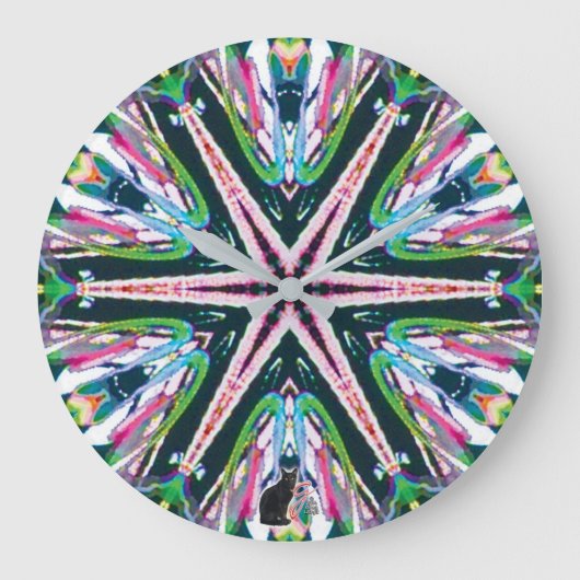 Astral Kaleidoscoop Grote Klok (Voorkant)