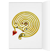 ASTRAL LABYRINTH GOLD ZODIAC CHART Astrologie (Binnen (Links))