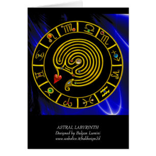 ASTRAL LABYRINTH GOLD ZODIAC CHART Astrologie