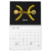 ASTRAL LABYRINTH GOLD ZODIAC CHART Astrologie Kalender (Mar 2027)