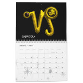 ASTRAL LABYRINTH GOLD ZODIAC CHART Astrologie Kalender (Jan 2027)