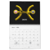 ASTRAL LABYRINTH GOLD ZODIAC CHART Astrologie Kalender (Mar 2026)