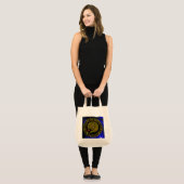 ASTRAL LABYRINTH GOLD ZODIAC CHART Astrologie Tote Bag (Voorkant (model))