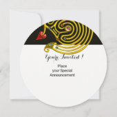 ASTRAL LABYRINTH GOUDEN ZODIAC CIRKEL Astrologie Kaart (Achterkant)