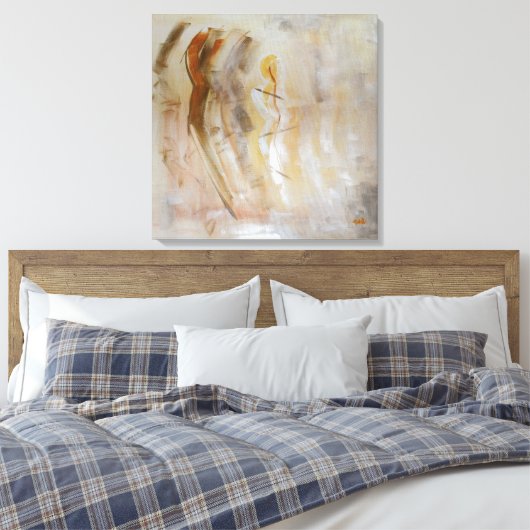 "Astral Lights" door Ramona Walach Canvas Afdruk (Insitu (Slaapkamer))