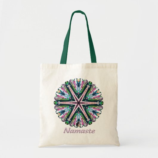 Astral Namaste Kaleidoscope Tote Bag (Voorkant)