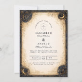 Astral Night Wedding Kaart (Voorkant)