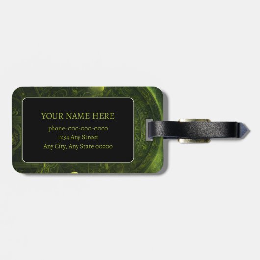 Astral Shimmer Bagagelabel (Achterkant horizontaal)