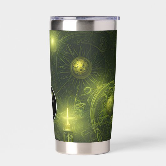 Astral Shimmer Geïsoleerde Drinkbeker (Links)