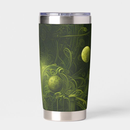 Astral Shimmer Geïsoleerde Drinkbeker (Achterkant)