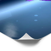 Astral Travel (mountains of loneliness) Perfect Poster (Hoek)