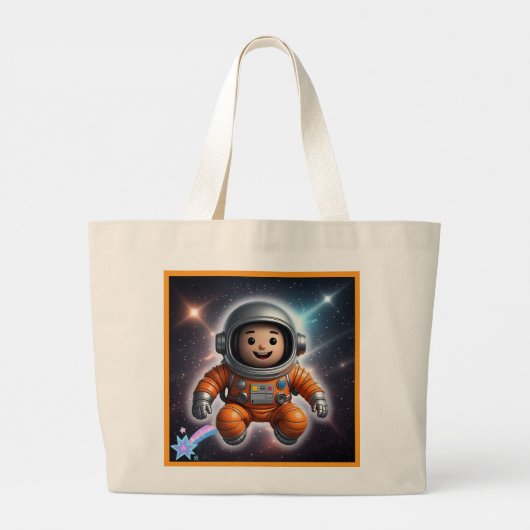 "Astral Traveller" Grote Tote Bag (Achterkant)