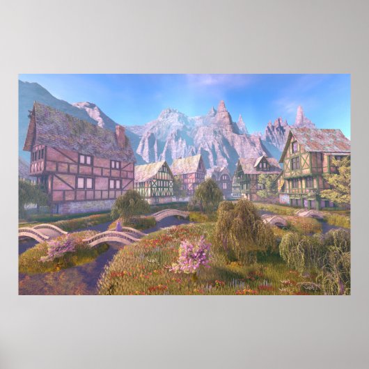 Astral Village Poster (Voorkant)