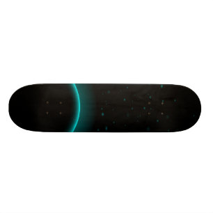 Astrale achtergrond skateboard