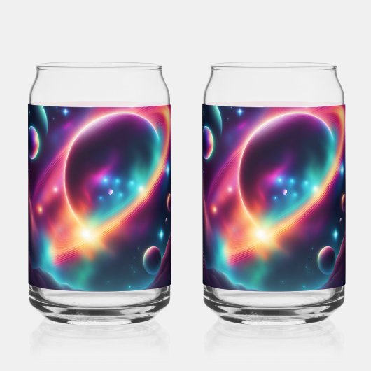 Astrale bloei blikvorm glas (Voorkant)