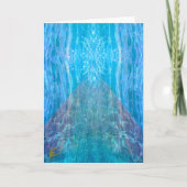 Astrale energie Kosmische Berg Mindful Meditatie Kaart (Voorkant)