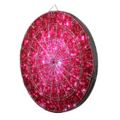 Astrale Glitter Hot Pink Dartbord (Voorkant Rechts)