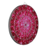 Astrale Glitter Hot Pink Dartbord (Voorkant Links)