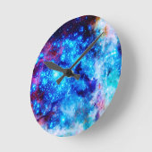 astrale glitter ronde klok (Hoek)