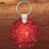 astrale glitter Rood Sleutelhanger (Voorkant)
