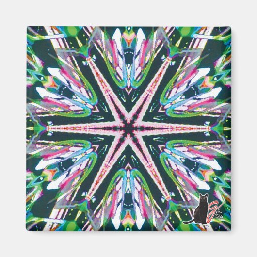 Astrale Kaleidoscoop Magneet (Voorkant)