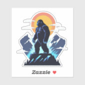 astrale Kong van het noorden4 Sticker (Vel)