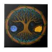 Astrale levensboom tegeltje (Voorkant)