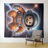 "Astrale Ontdekkingsreiziger" Wandkleed (In Situ (horizontaal))
