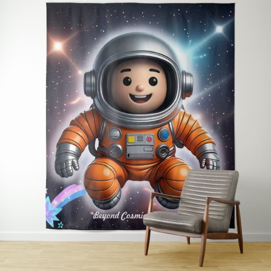 "Astrale Ontdekkingsreiziger" Wandkleed (In situ)