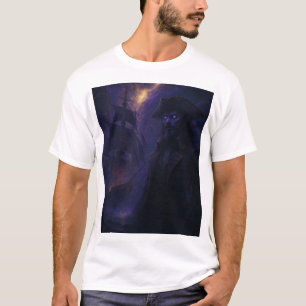 Astrale Piraat in Amethist Licht T-shirt