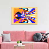 Astrale profectie canvas afdruk (Insitu (Woonkamer))